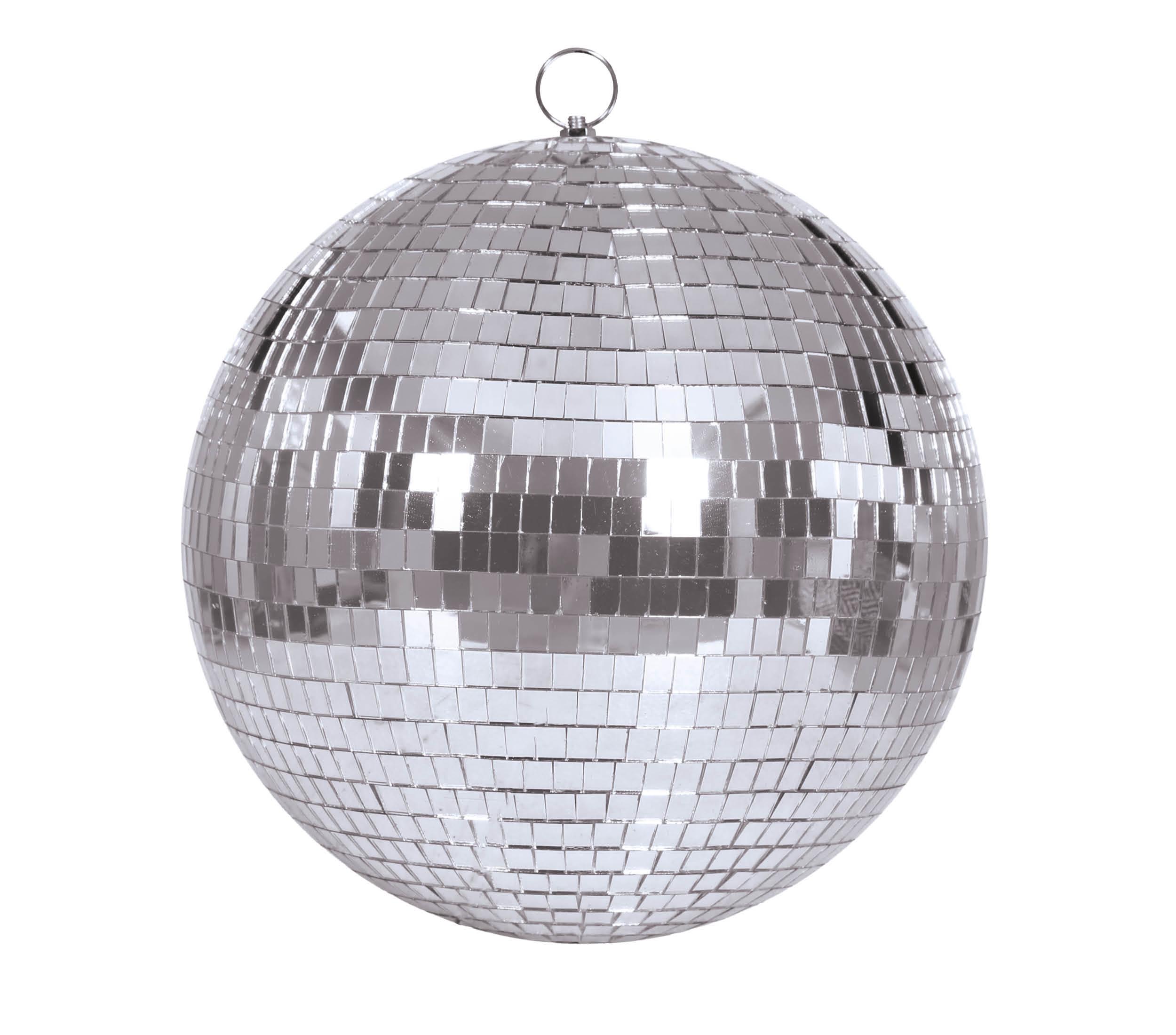 DISCO BALL, SILVER Ø10cm