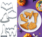 SET OF 5 METAL COOKIE CUTTERS