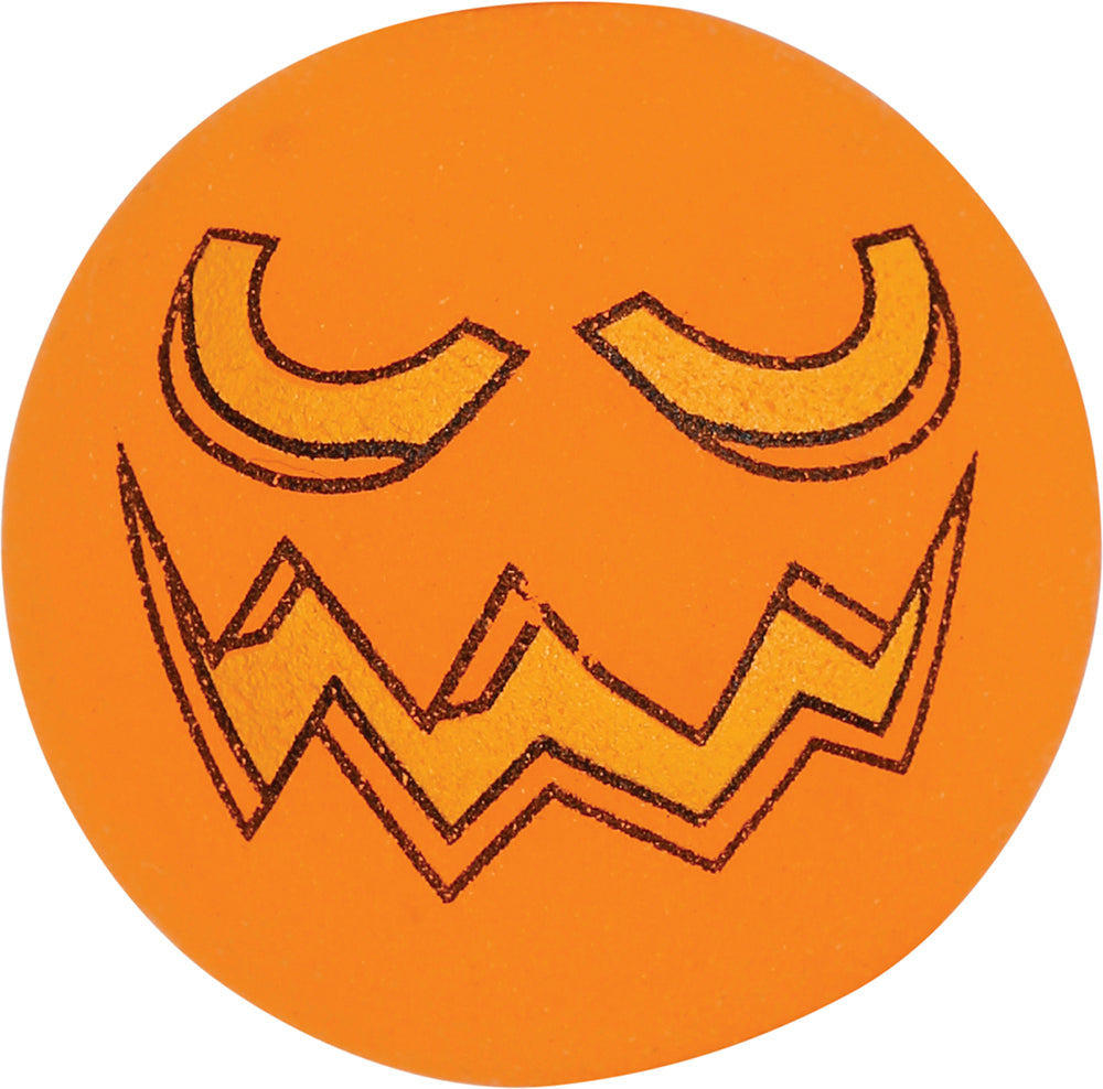 BAG 3 ASSORTED HALLOWEEN RUBBER BALLS 4.5 CM