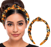 ORANGE PUMPKINS FABRIC HEADBAND