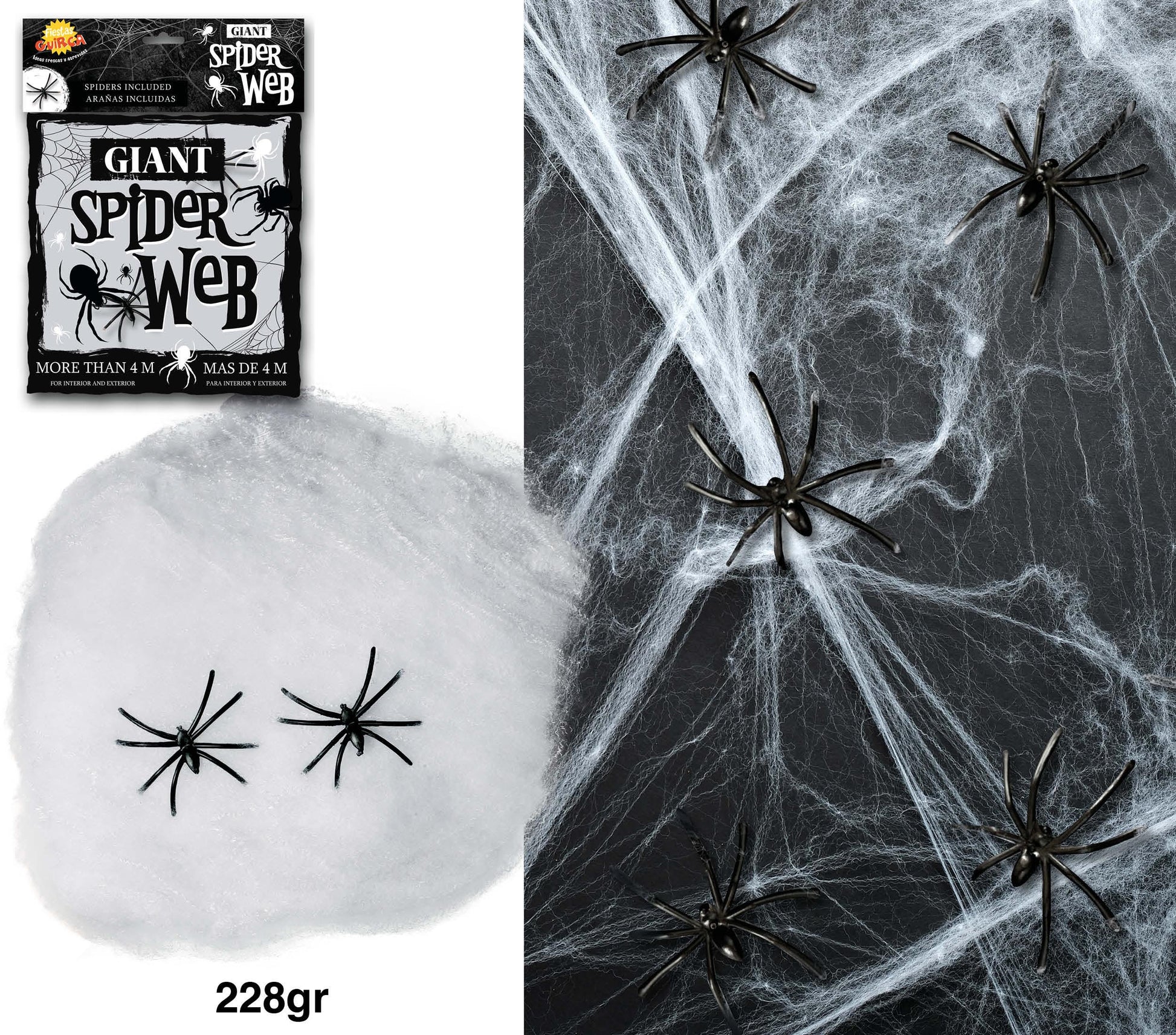 SPIDER WEB BAG, 228 GR., WHITE