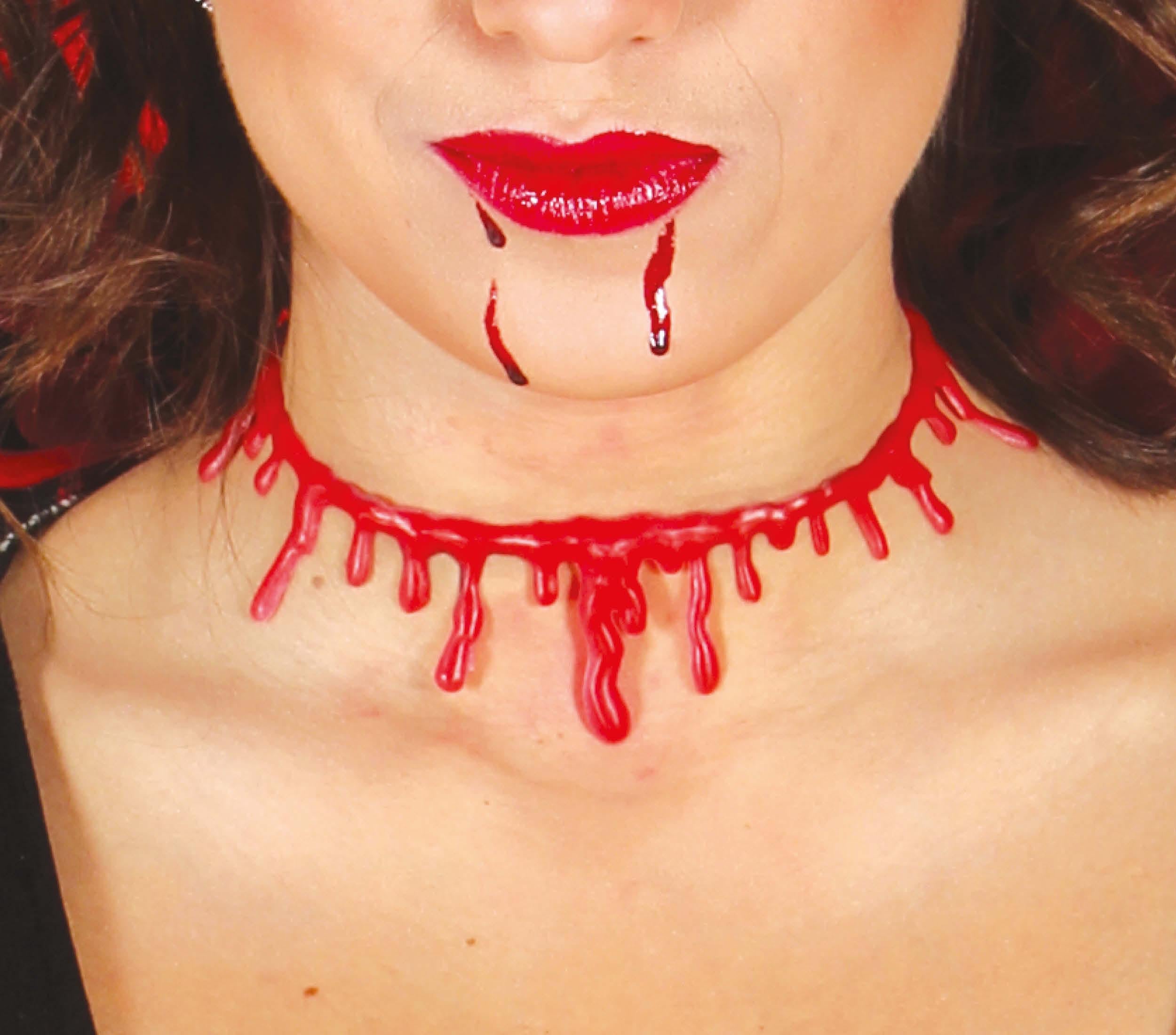 CUT THROAT SCAR NECKLACE