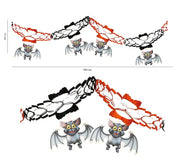 HALLOWEEN FANTASY GARLAND BAT, 15X20 CMS