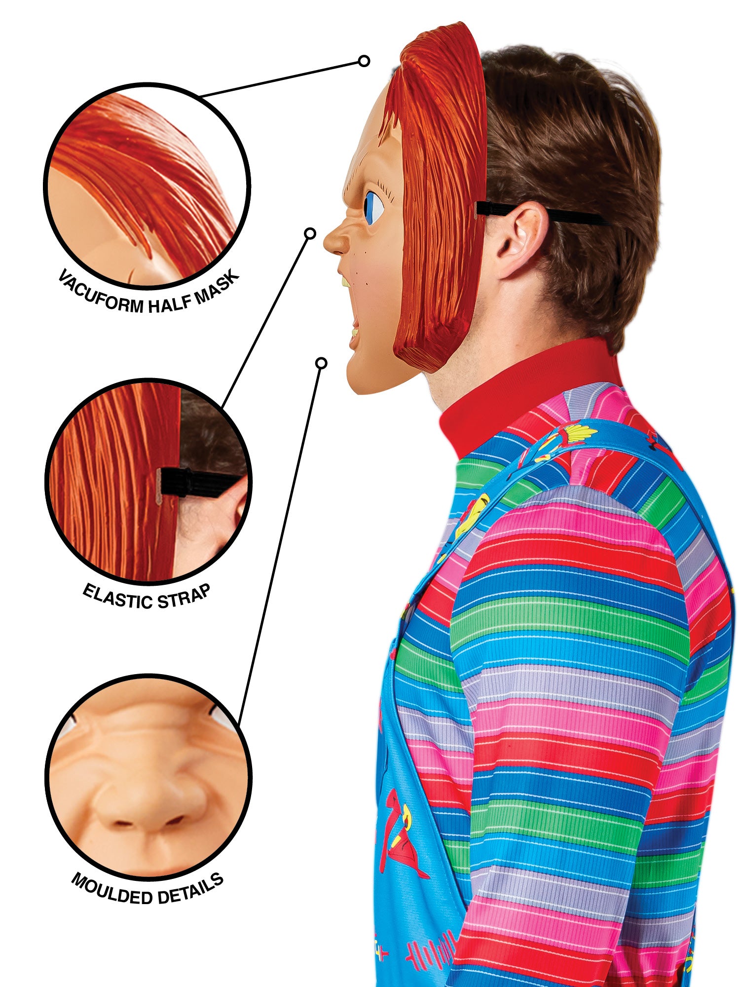 Chucky Half Mask 3