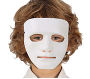 WHITE MASK, PVC, CHILDREN