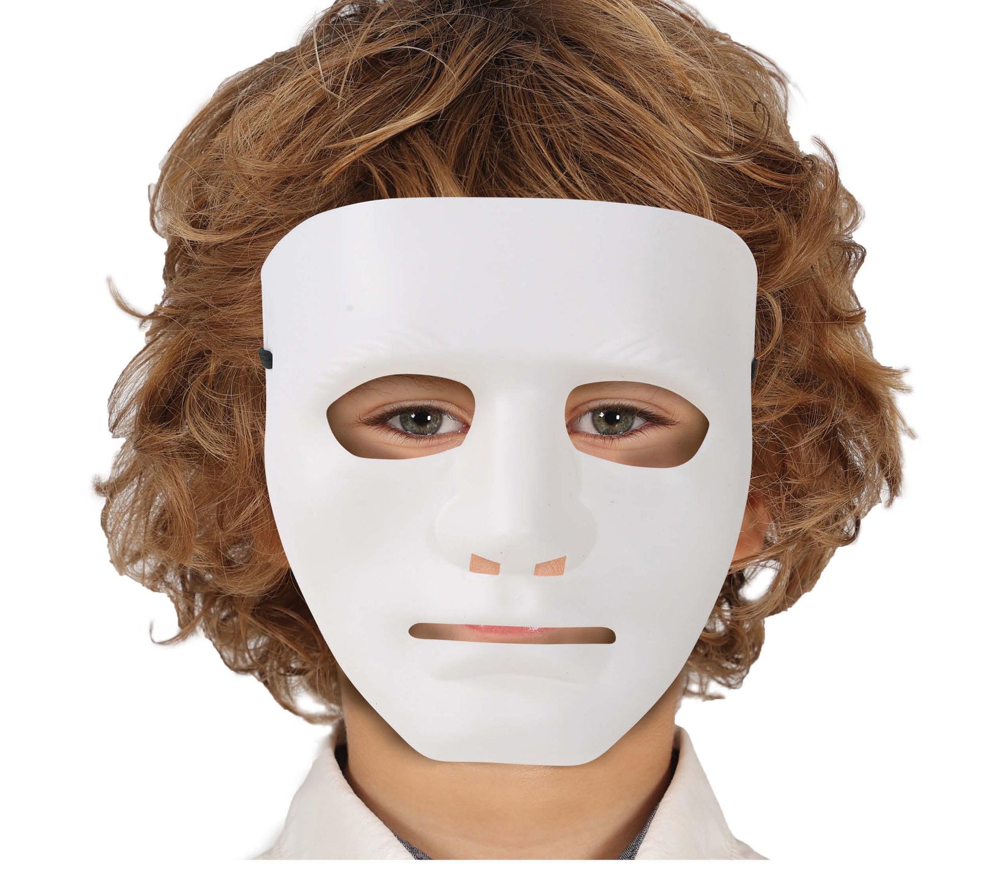WHITE MASK, PVC, CHILDREN