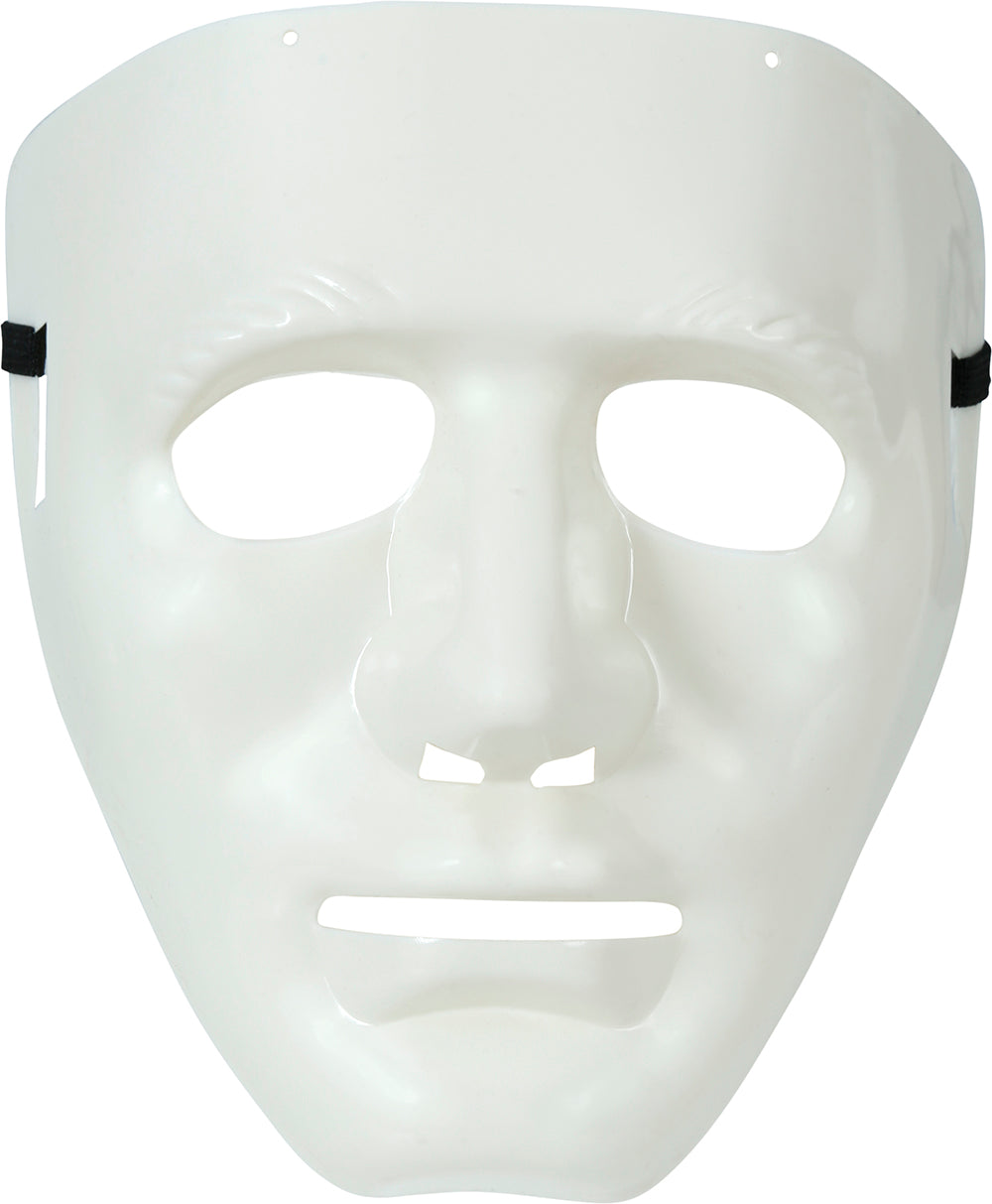 WHITE MASK, PVC, CHILDREN