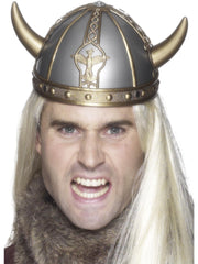 Viking Helmet, Gold & Silver 1