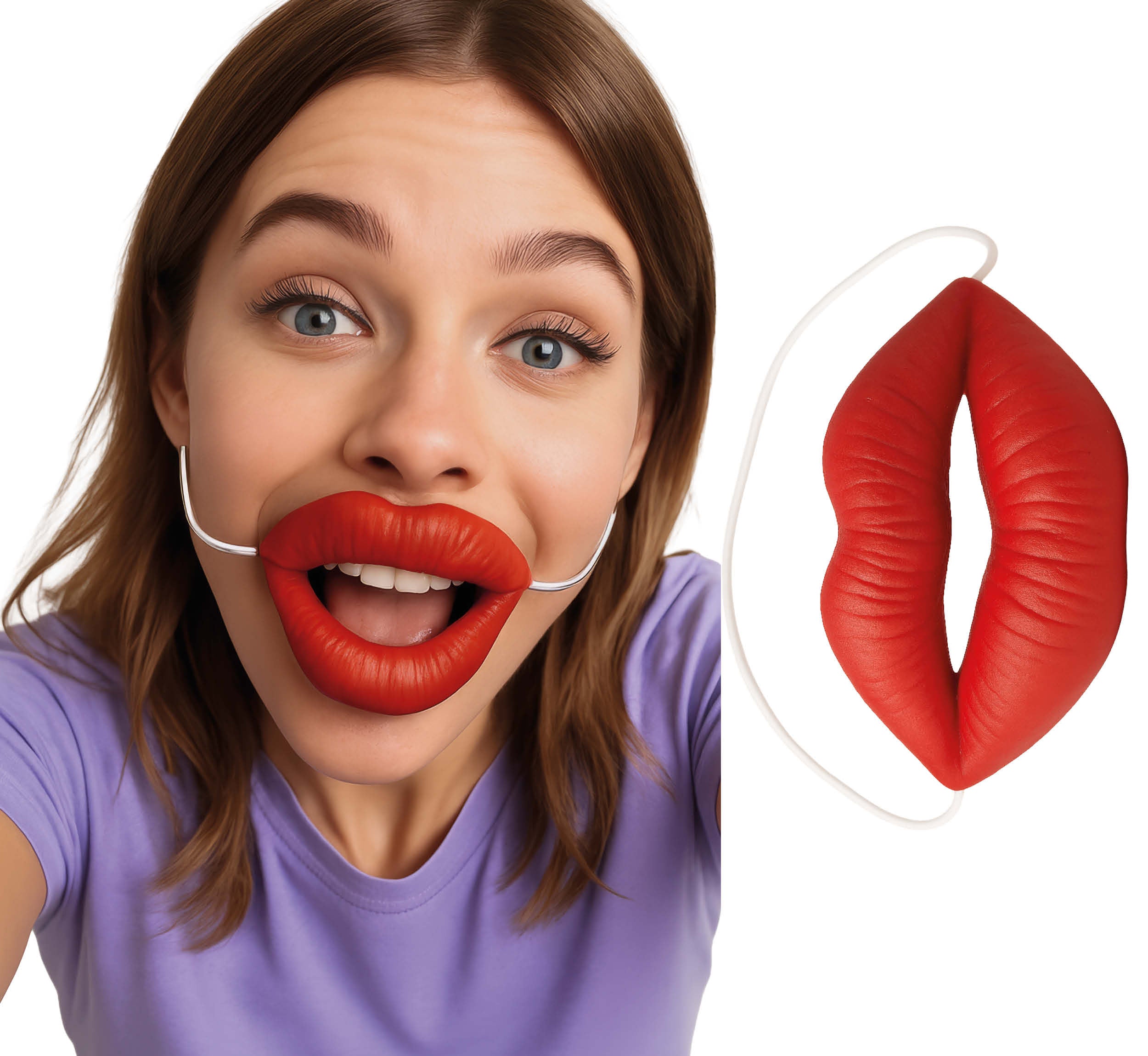 LATEX GROTESQUE LIPS