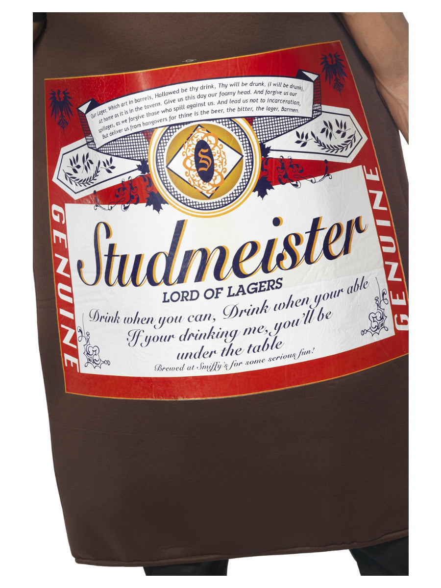 Studmeister Beer Bottle Costume, Brown - 5