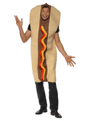 Giant Hot Dog Costume, Brown - 1