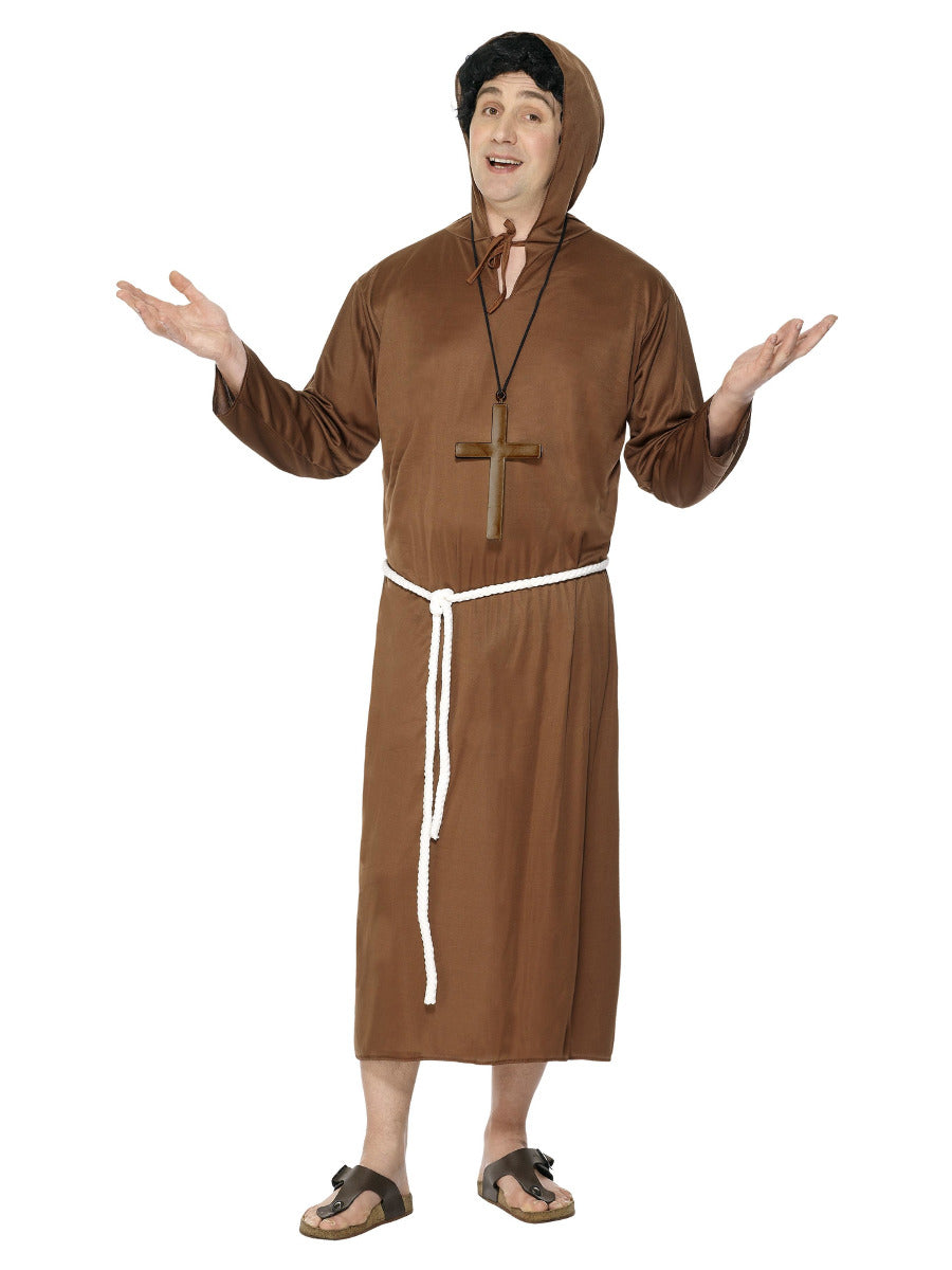 Monk Costume, Brown - 3