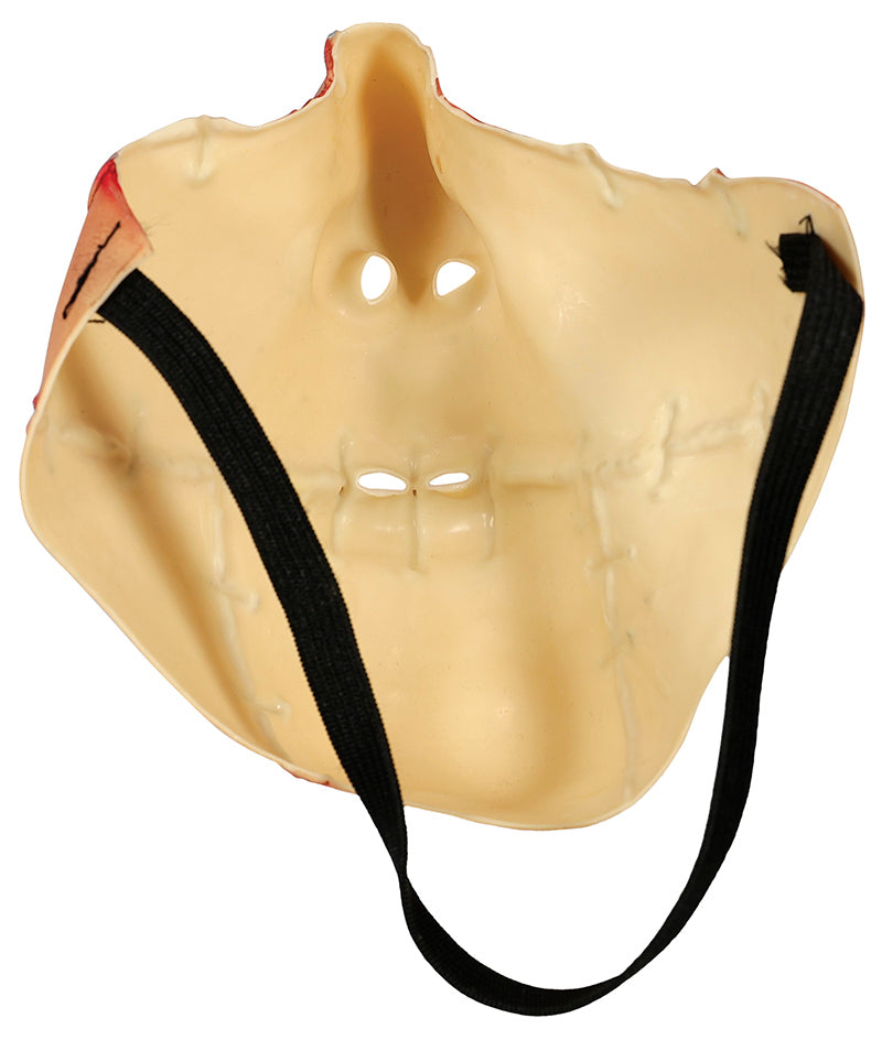 SEWN MOUTH HALF MASK, LATEX