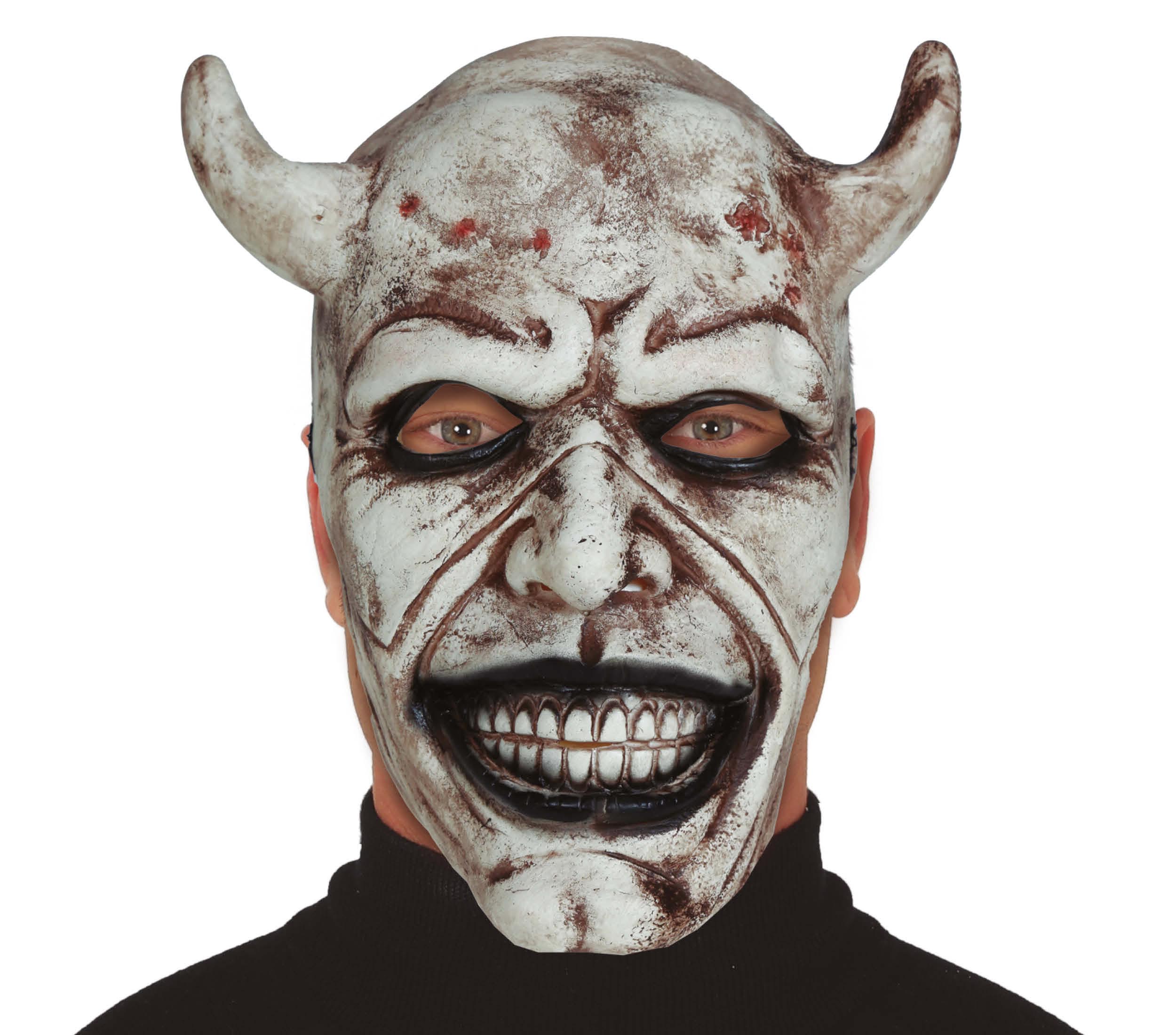 WHITE DEVIL MASK, LATEX