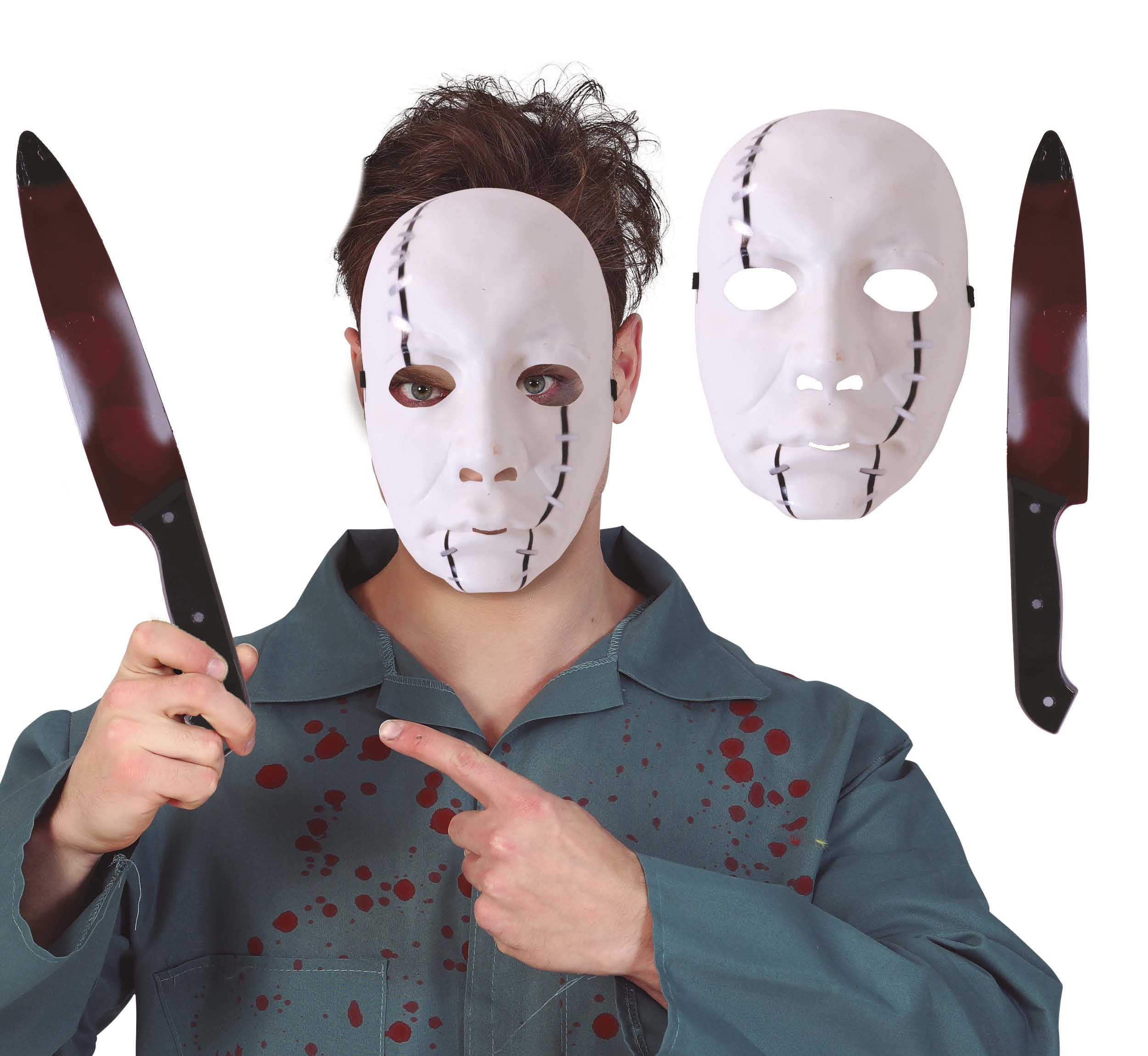 KILLER SET MASK WITH KNIFE