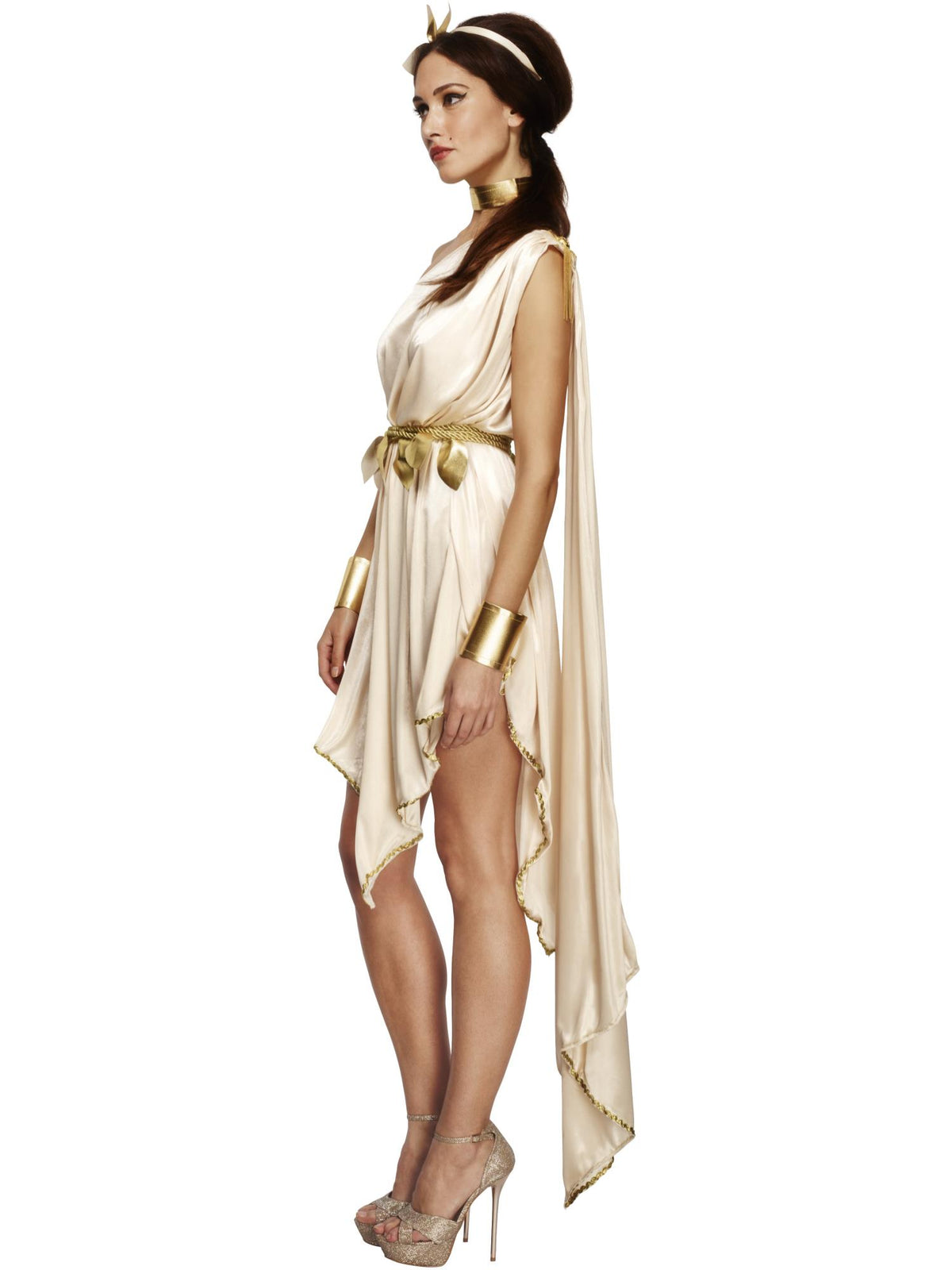 Fever Goddess Costume, Cream 3
