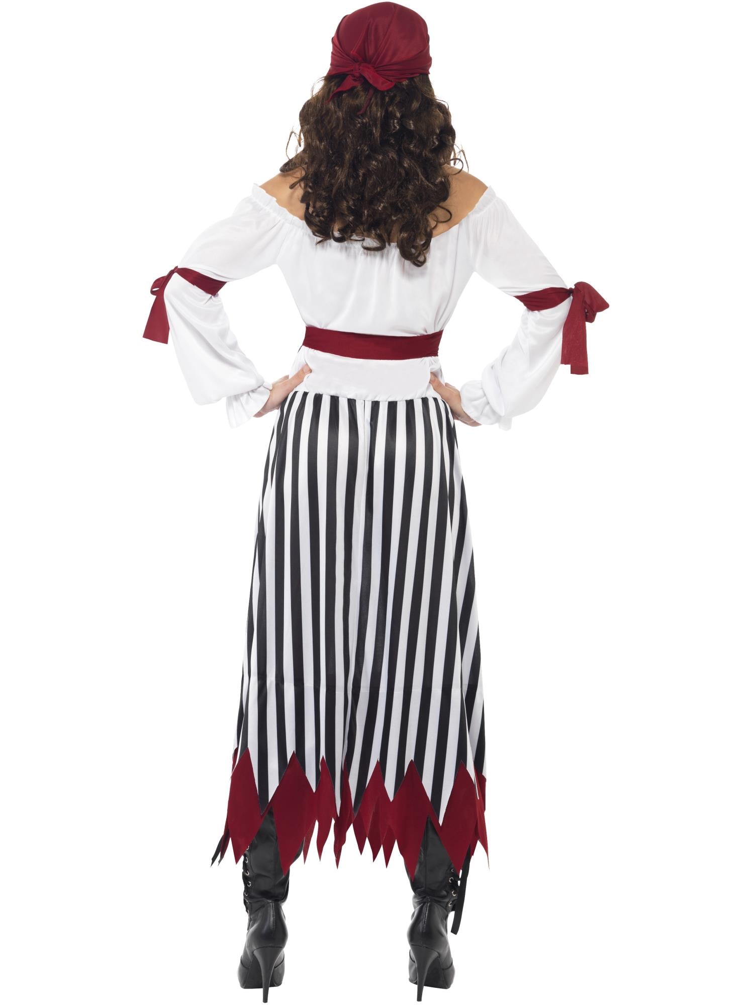 Pirate Lady Costume, Black & White 2