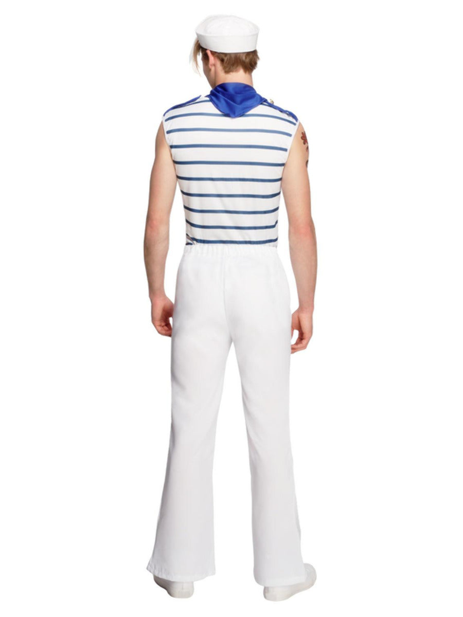 Fever Male French Sailor Costume, White - 3