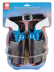 Western Water Pistol, Holsters & Belt, Blue - 3