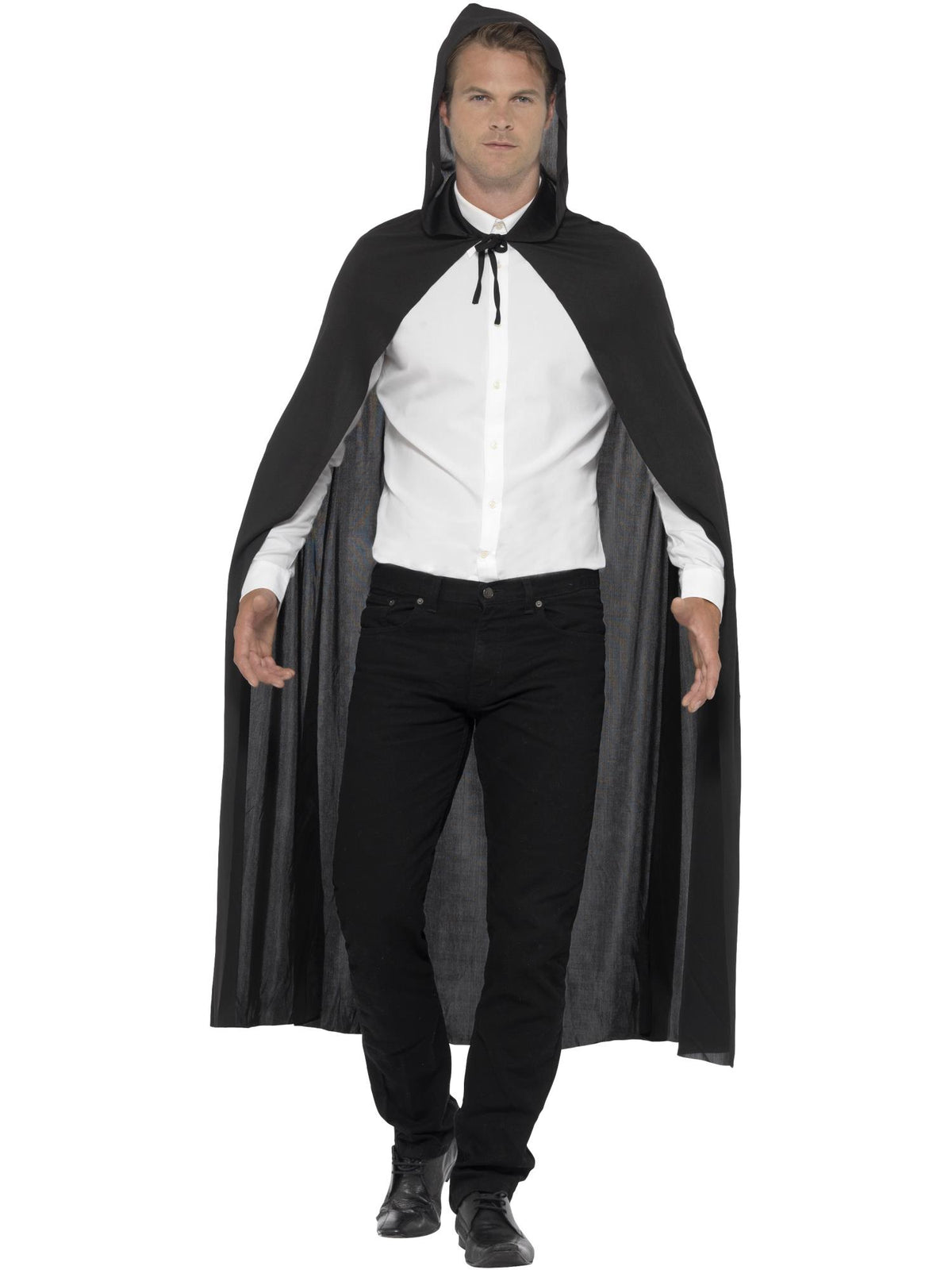 Hooded Vampire Cape, Black 1