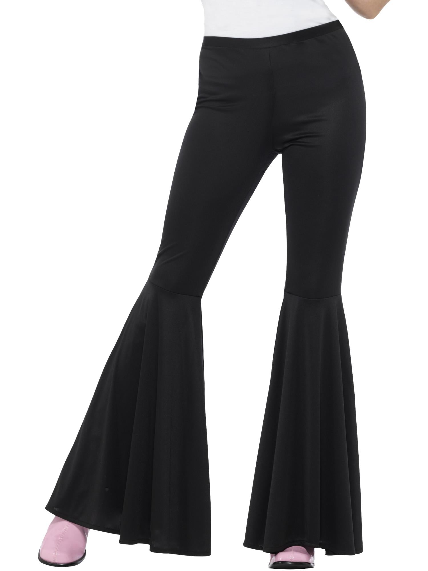 Flared Trousers, Ladies, Black 1