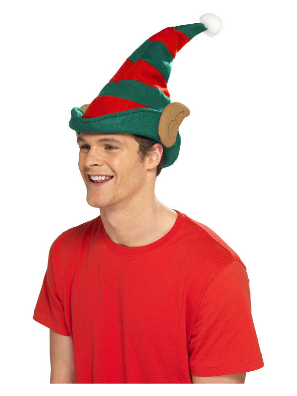 Elf Hat, Red & Green - 2