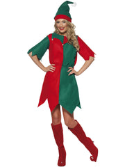 Elf Costume, Red & Green 1