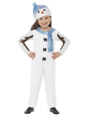 Snowman Toddler Costume, White - 1