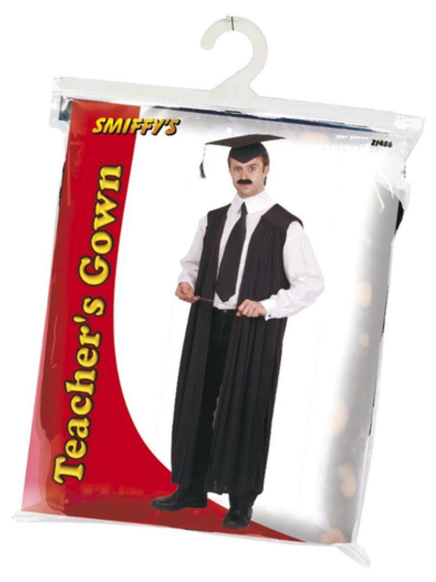 Teachers Gown, Black - 3