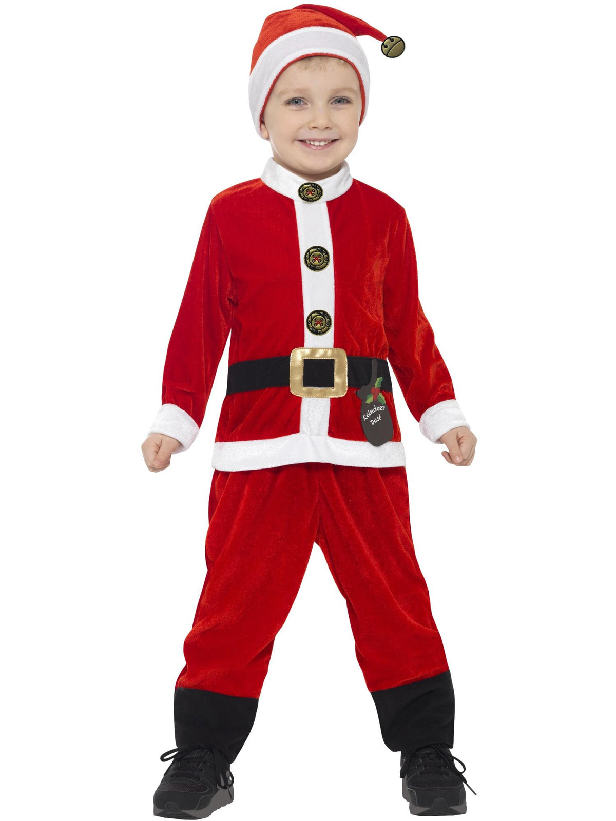 Santa Toddler Costume, Red & White 1