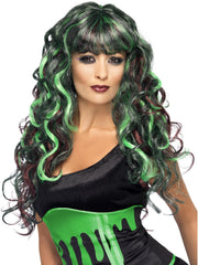 Monster Wig, Black & Green 1