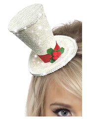 Mini Top Hat, White - 1