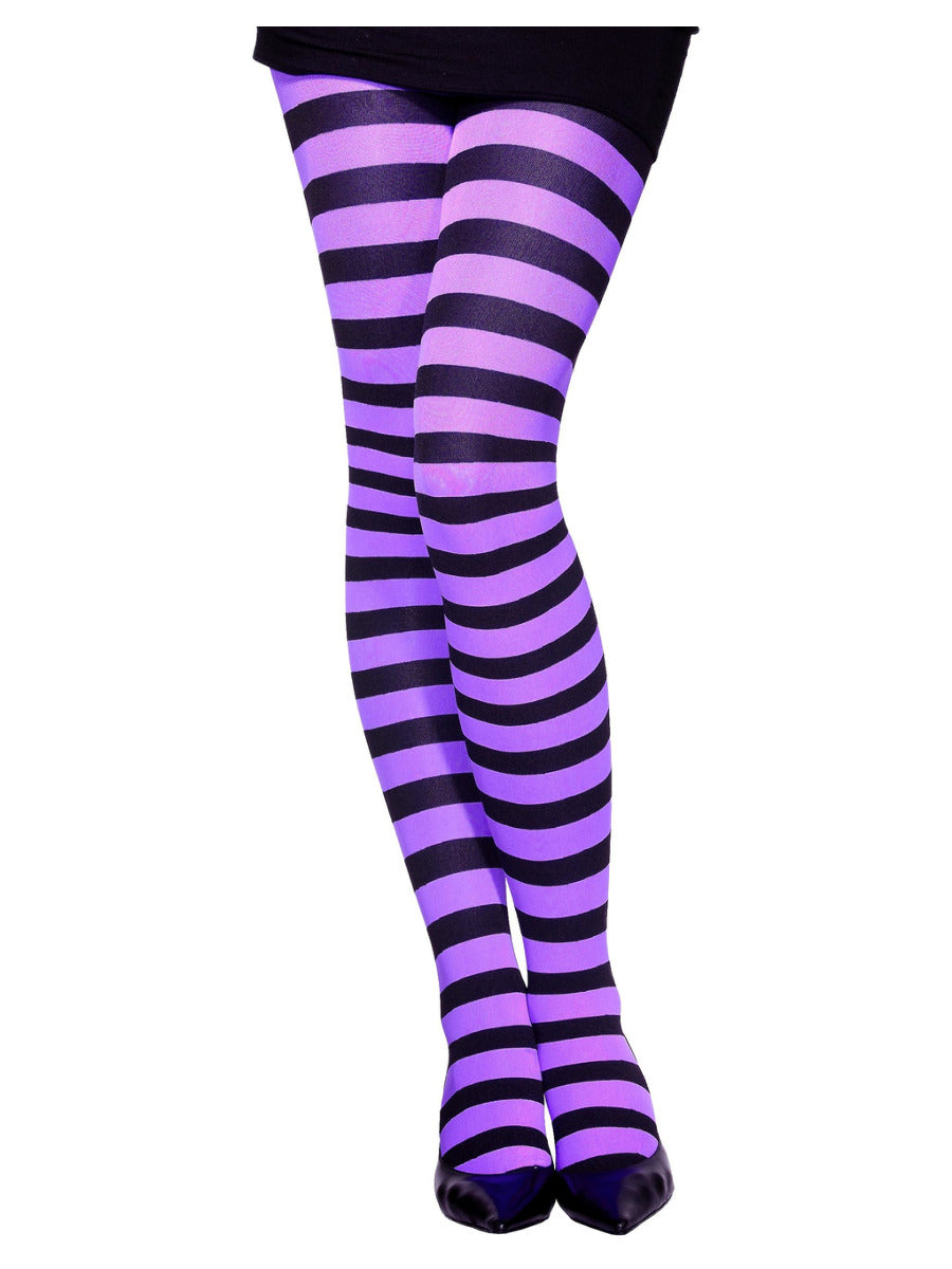 Tights, Purple & Black - 4