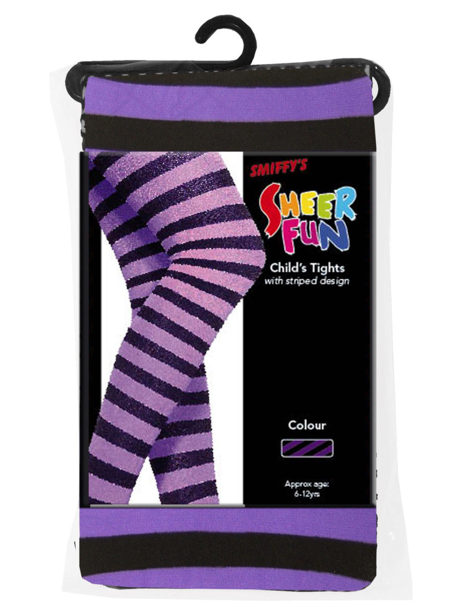 Tights, Purple & Black - 3