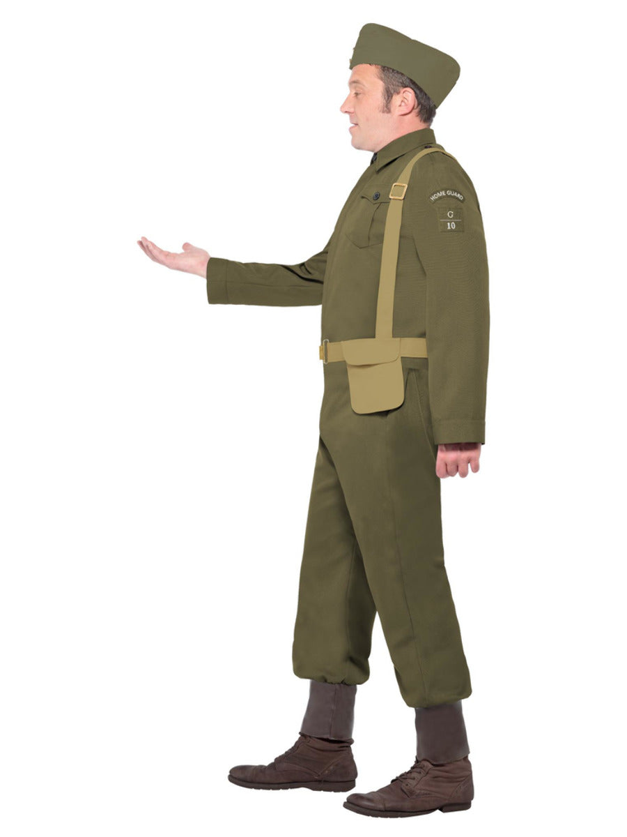 WW2 Home Guard Private Costume, Green - 3