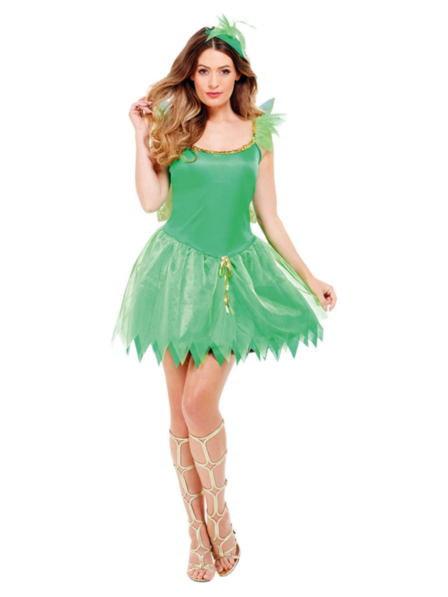 Woodland Fairy Costume, Green - 1