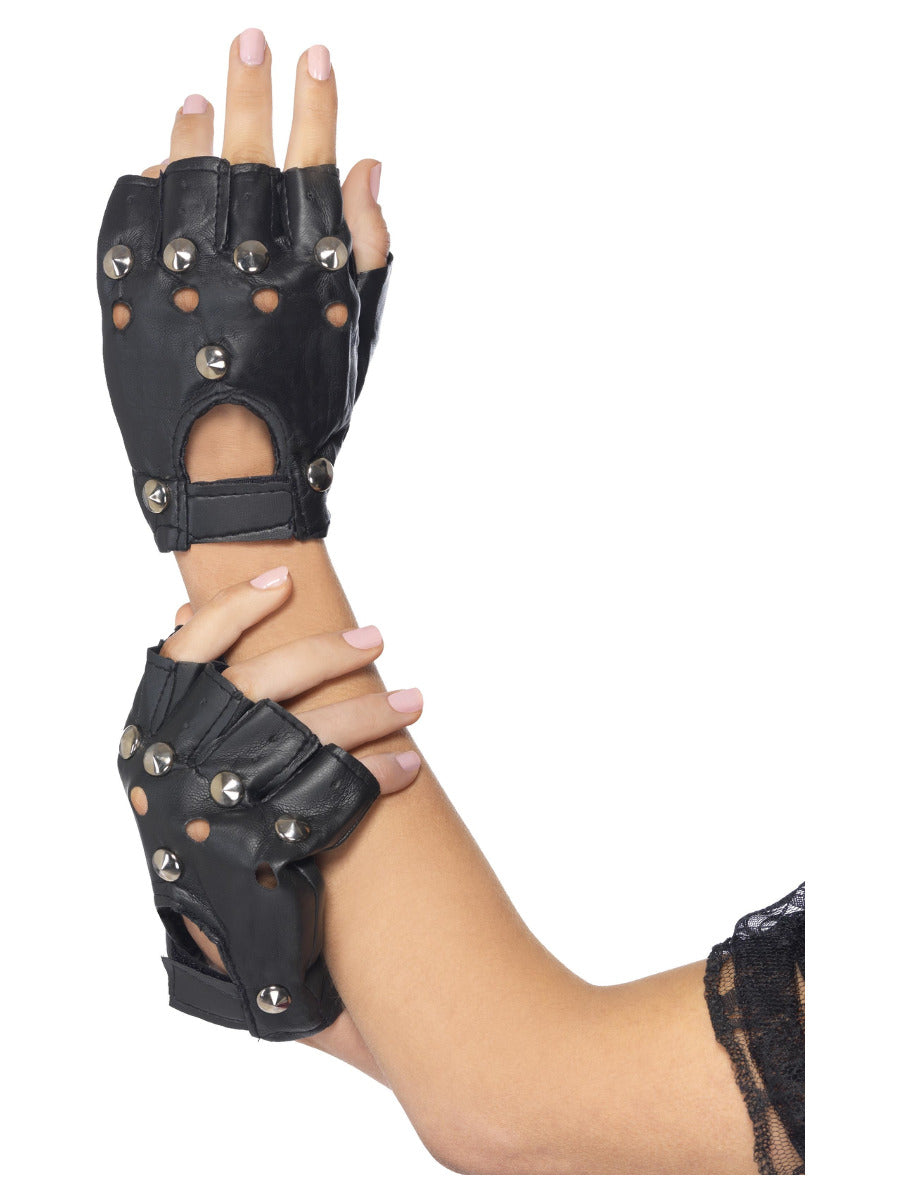 Punk Gloves, Black - 1
