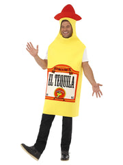 Tequila Bottle Costume, Yellow - 1
