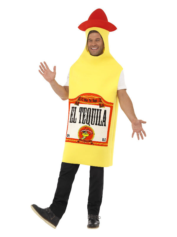 Tequila Bottle Costume, Yellow - 2