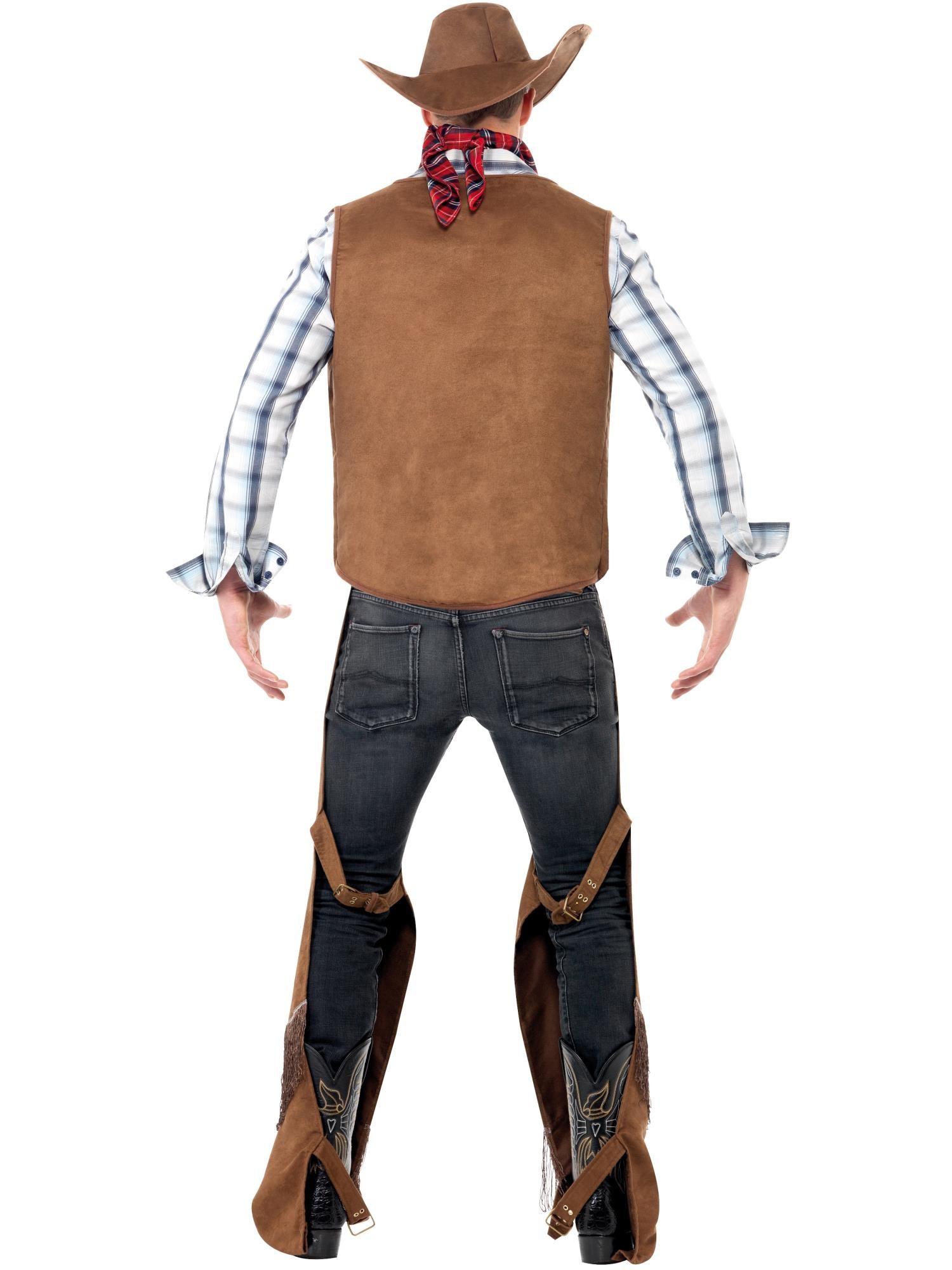 Fringe Cowboy Costume, Brown 2