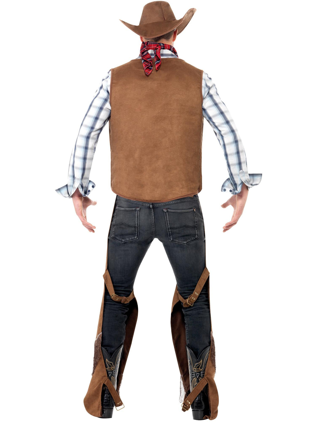 Fringe Cowboy Costume, Brown 2