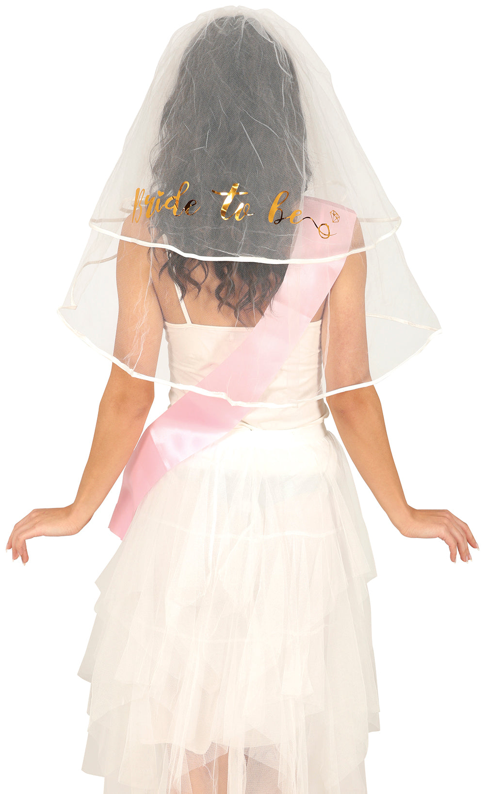 BRIDE TO BE VEIL BRIDE 70 CMS, ADULT