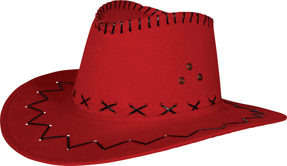 FAUX LEATHER COWBOY HAT