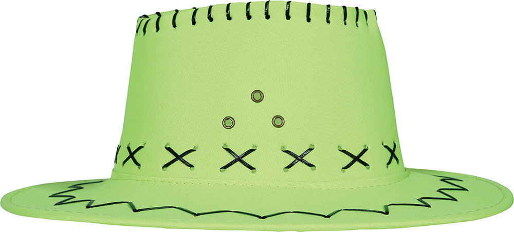 FAUX LEATHER COWBOY HAT