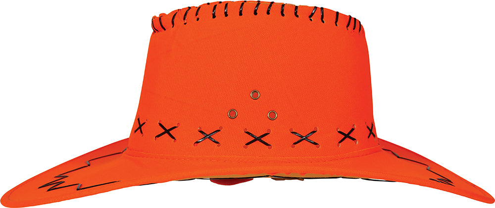 FAUX LEATHER COWBOY HAT