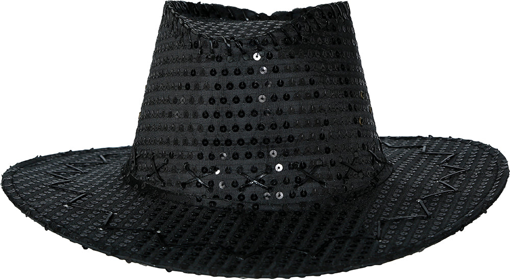 SEQUINED COWBOY HAT