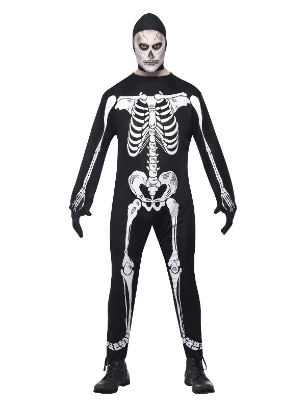 Skeleton Costume, Black - 2