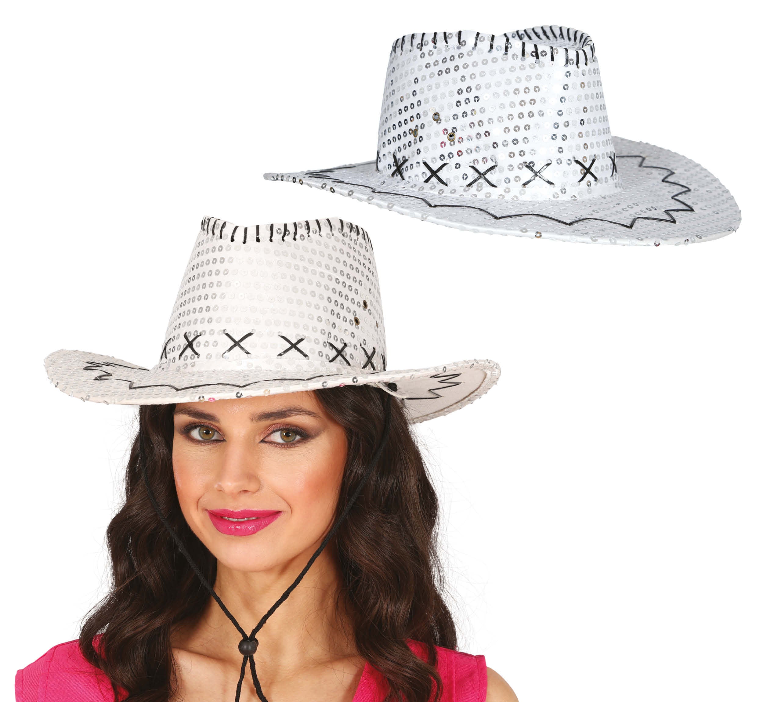 SEQUINED COWBOY HAT