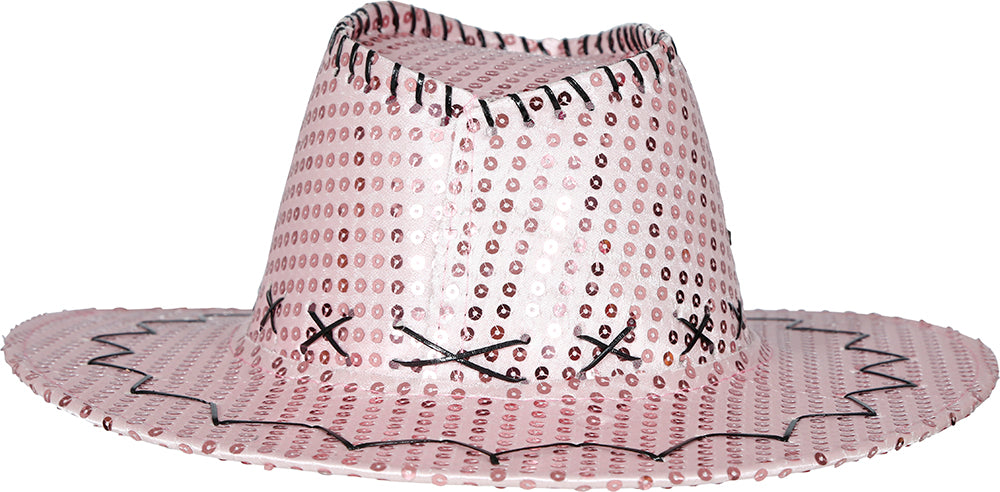 SEQUINED COWBOY HAT