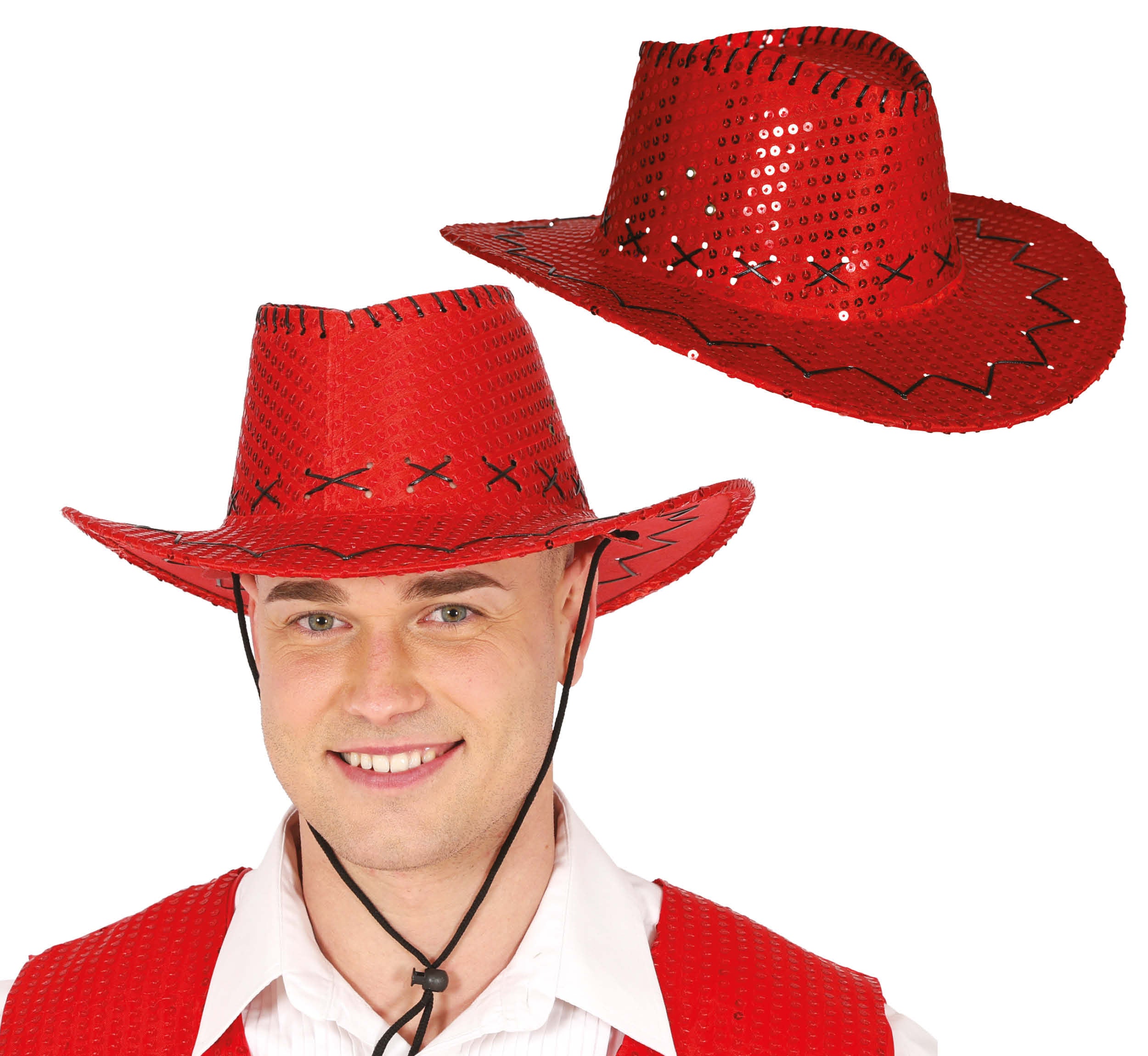 SEQUINED COWBOY HAT